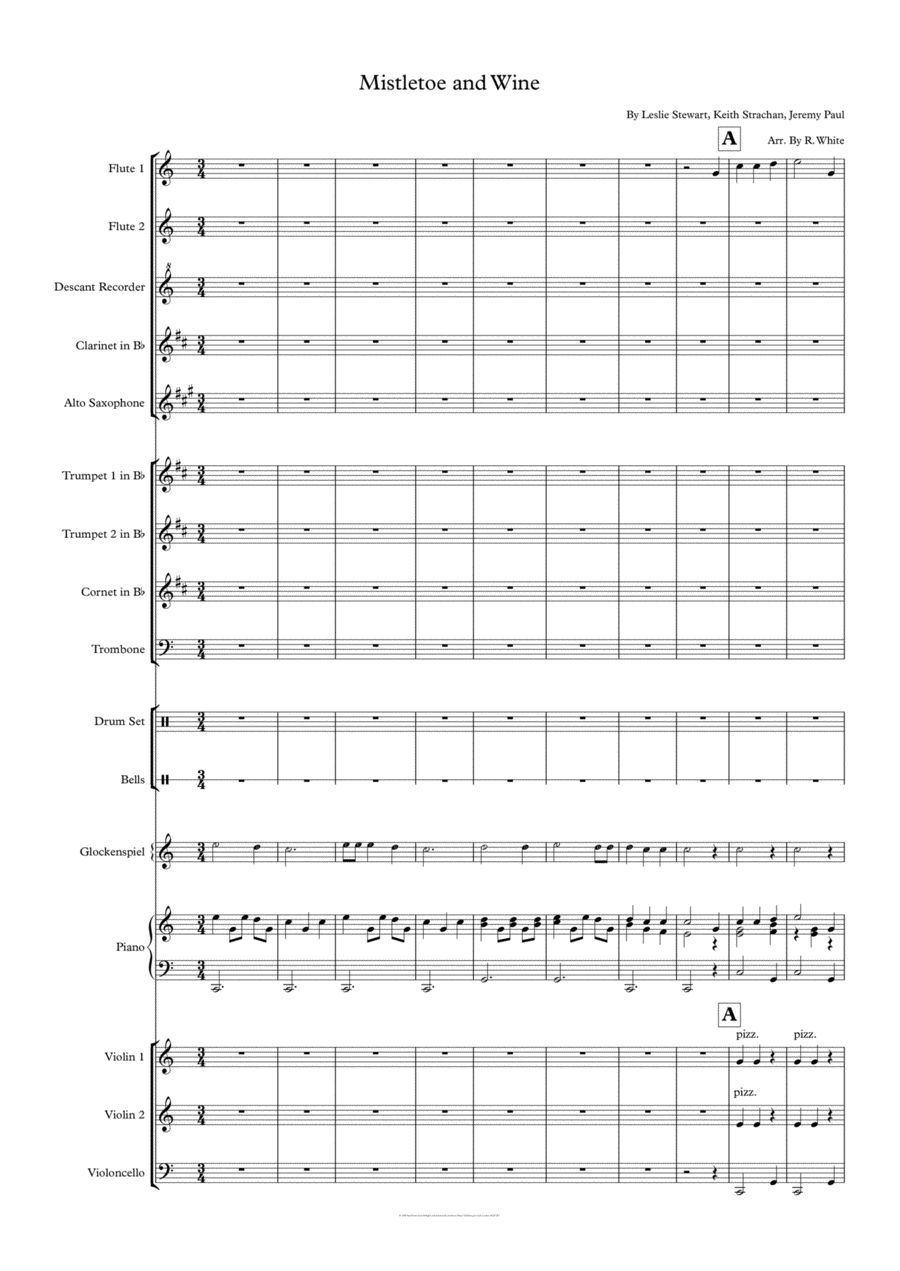 Mistletoe And Wine Mistletoe And Wine Chamber Orchestra scores gallery preview page 1