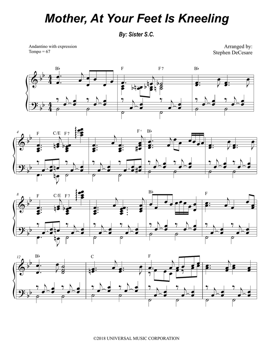 Mother At Your Feet Is Kneeling Woodwind Duet scores gallery preview page 5