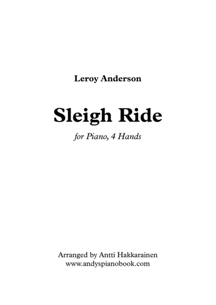 Sleigh Ride - Piano, 4 Hands