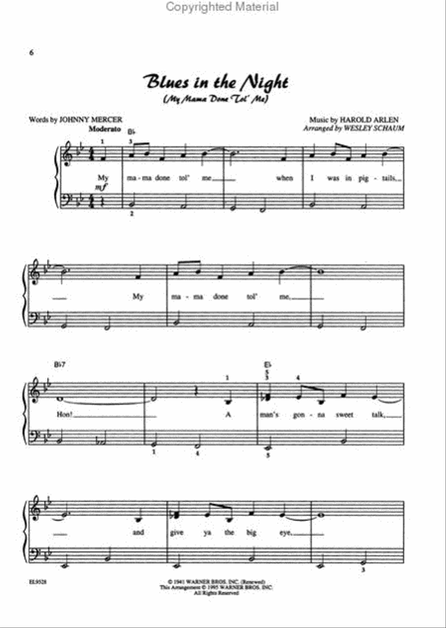 Schaum Pop Favorites Schaum Pop Favorites Piano Method scores gallery preview page 4