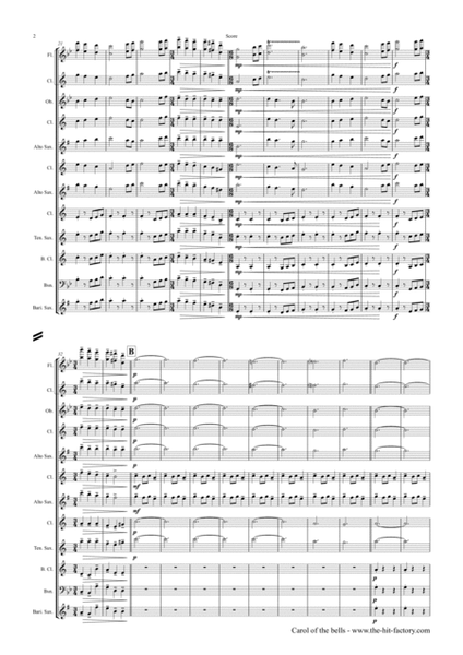 Carol of the Bells - Pentatonix style - Wind Ensemble