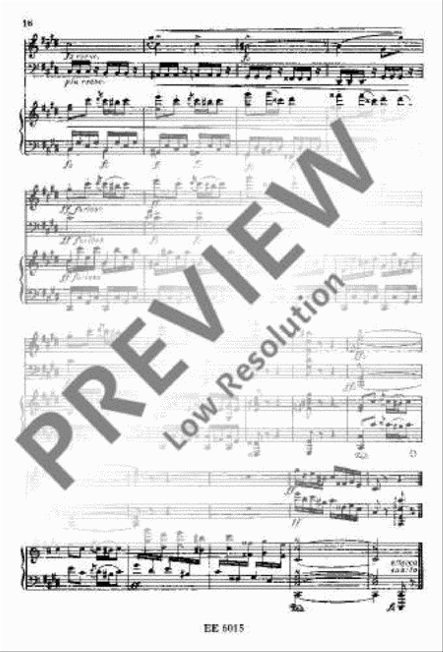 Piano Trio E minor Piano Trio scores gallery preview page 21