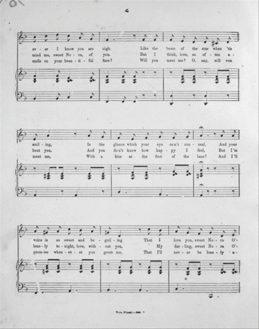 Nora O'Neal. A Beautiful Ballad 4-Part scores gallery preview page 3