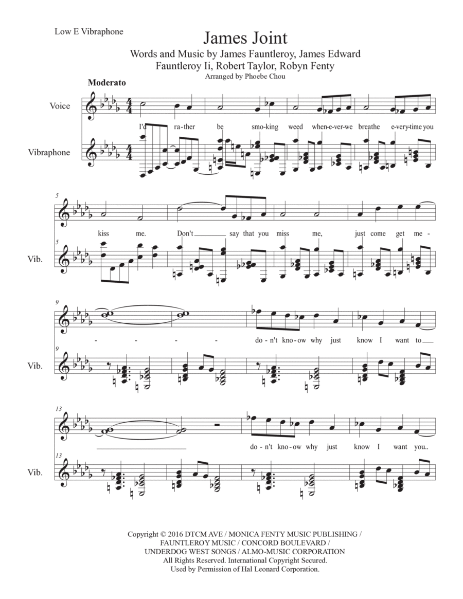 James Joint Voice scores gallery preview page 1