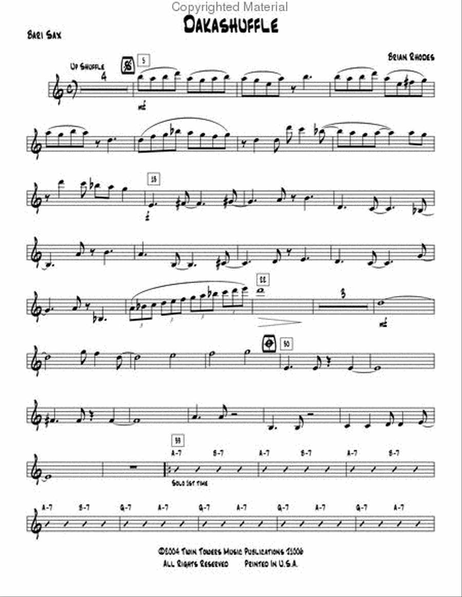 Dakashuffle Jazz Ensemble scores gallery preview page 14