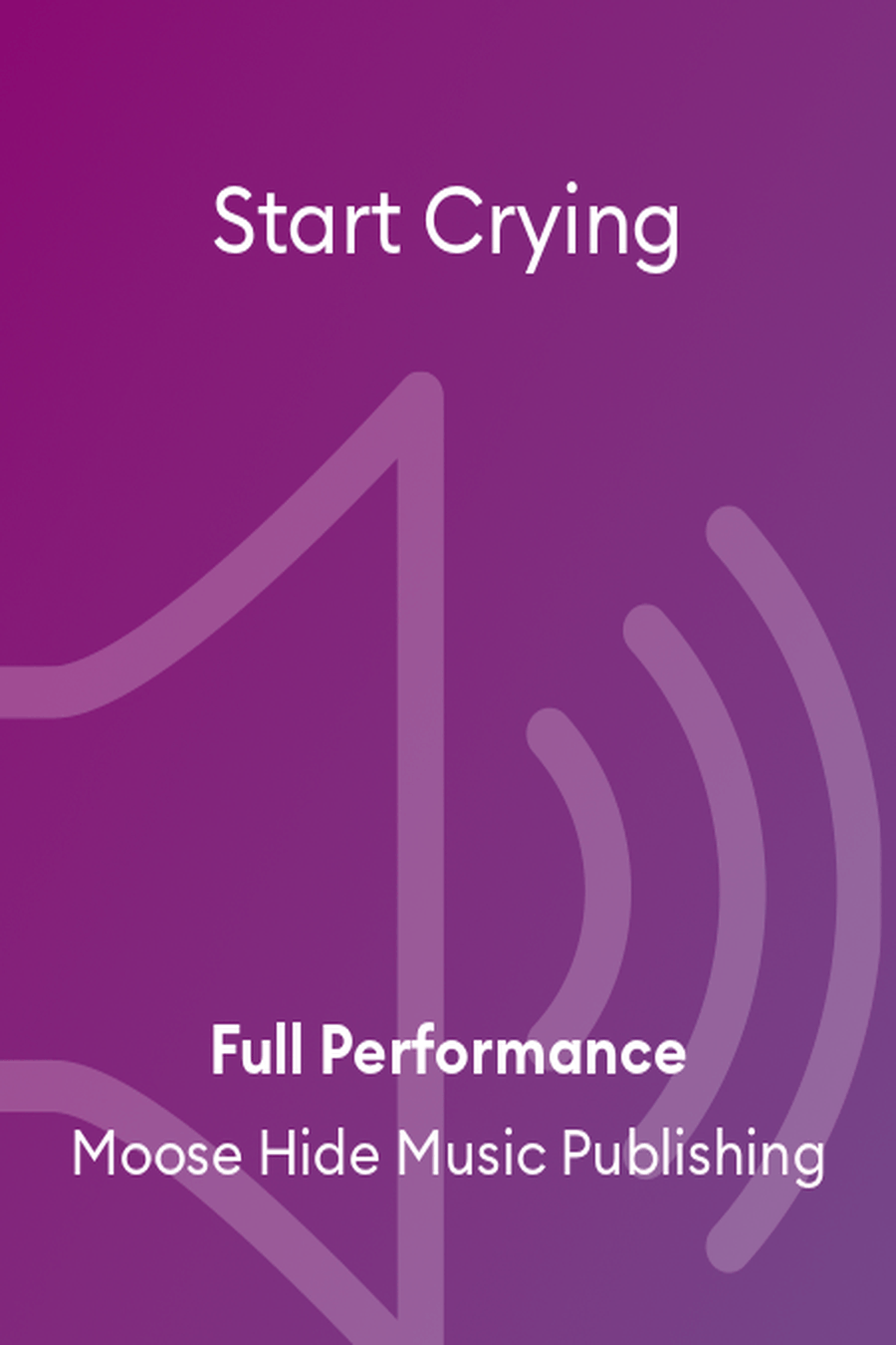 Start Crying Start Crying Electric Guitar scores gallery preview page 1
