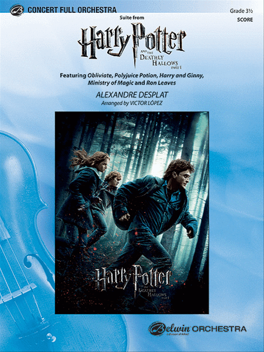 Harry Potter and the Deathly Hallows, Part 1, Suite from Full Orchestra scores gallery preview page 1