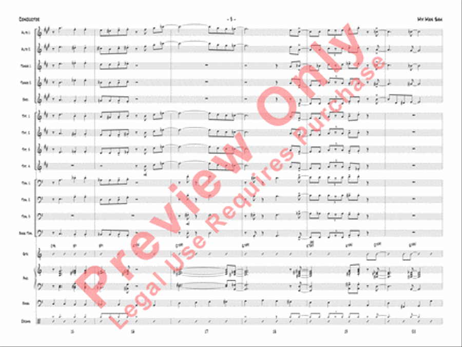 My Man Sam 3-Part scores gallery preview page 6