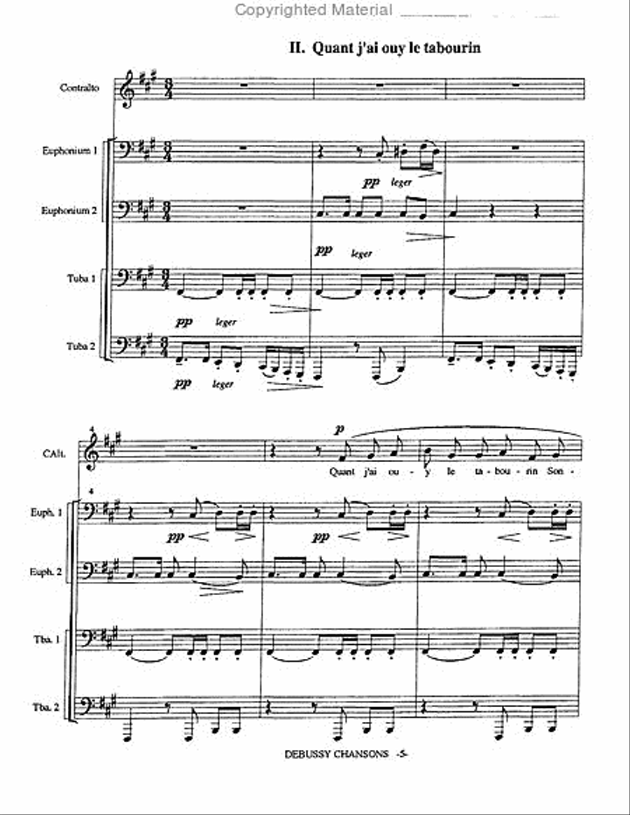 Trois Chansons Trois Chansons EETT scores gallery preview page 3