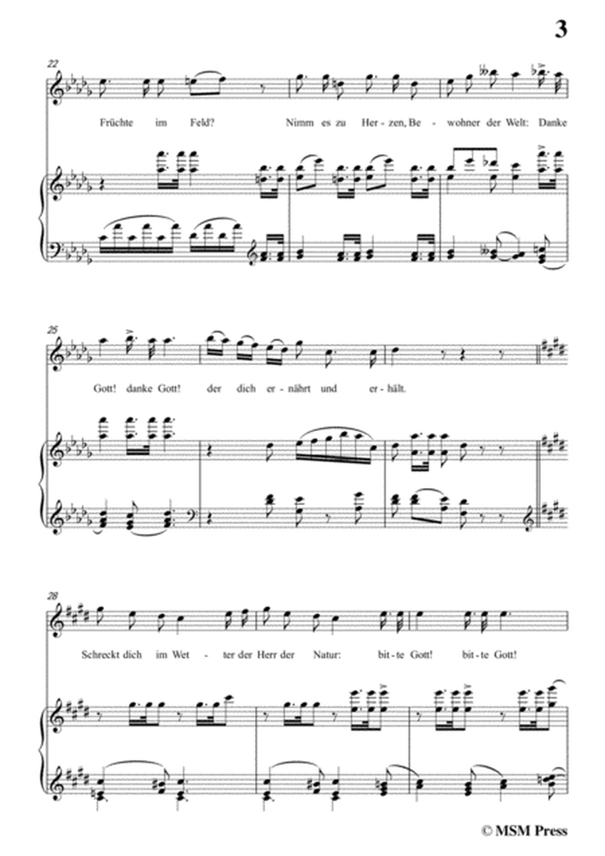 Schubert-Der Wachtelschlag,Op.68,in D flat Major,for Voice&Piano image number null
