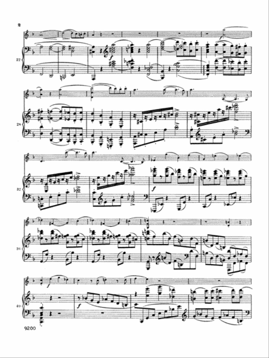 Brahms: Sonata in D Minor, Op. 108 Piano scores gallery preview page 4