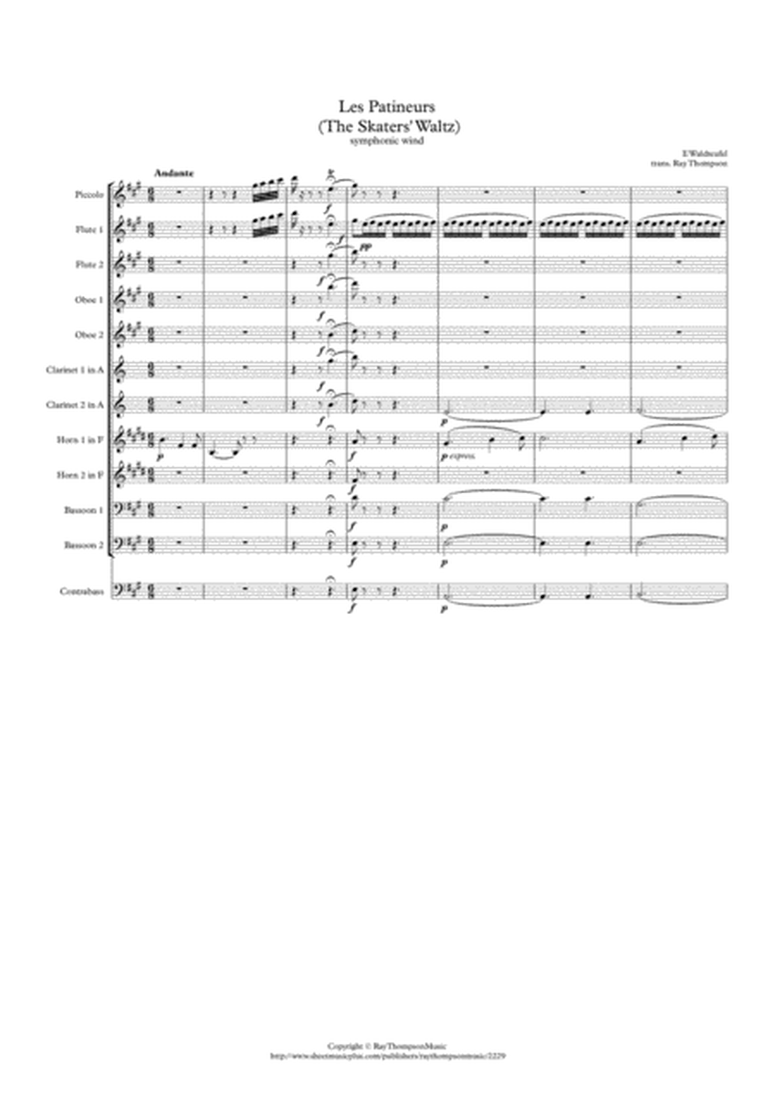 Waldteufel: Les Patineurs (The Skaters' Waltz)(original key) - symphonic wind image number null
