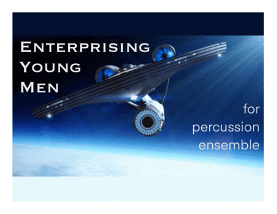 Enterprising Young Men from STAR TREK Percussion Ensemble scores gallery preview page 1