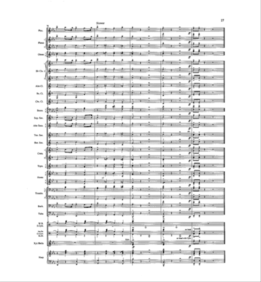Country Gardens Concert Band scores gallery preview page 22