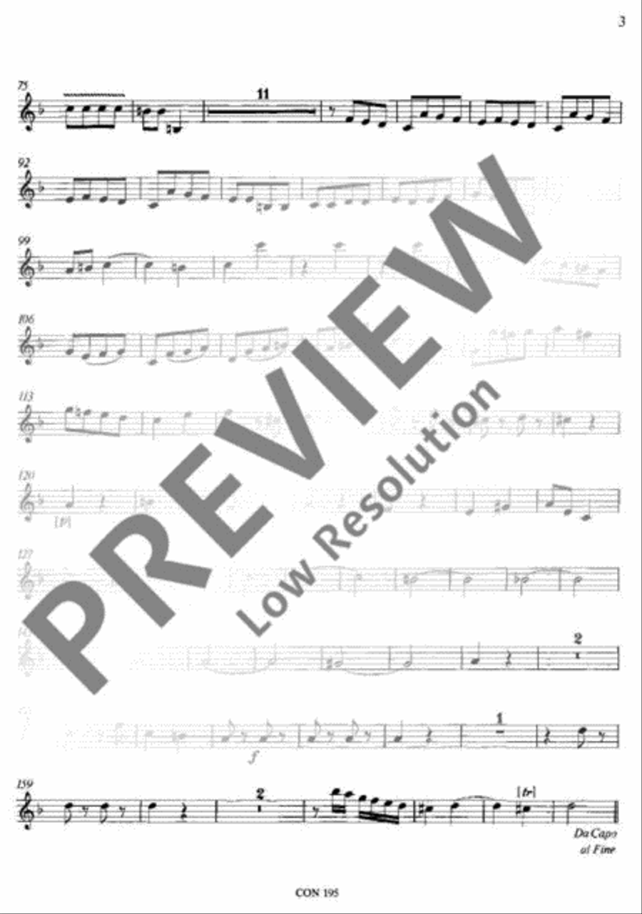 Concerto F Major Violin scores gallery preview page 4