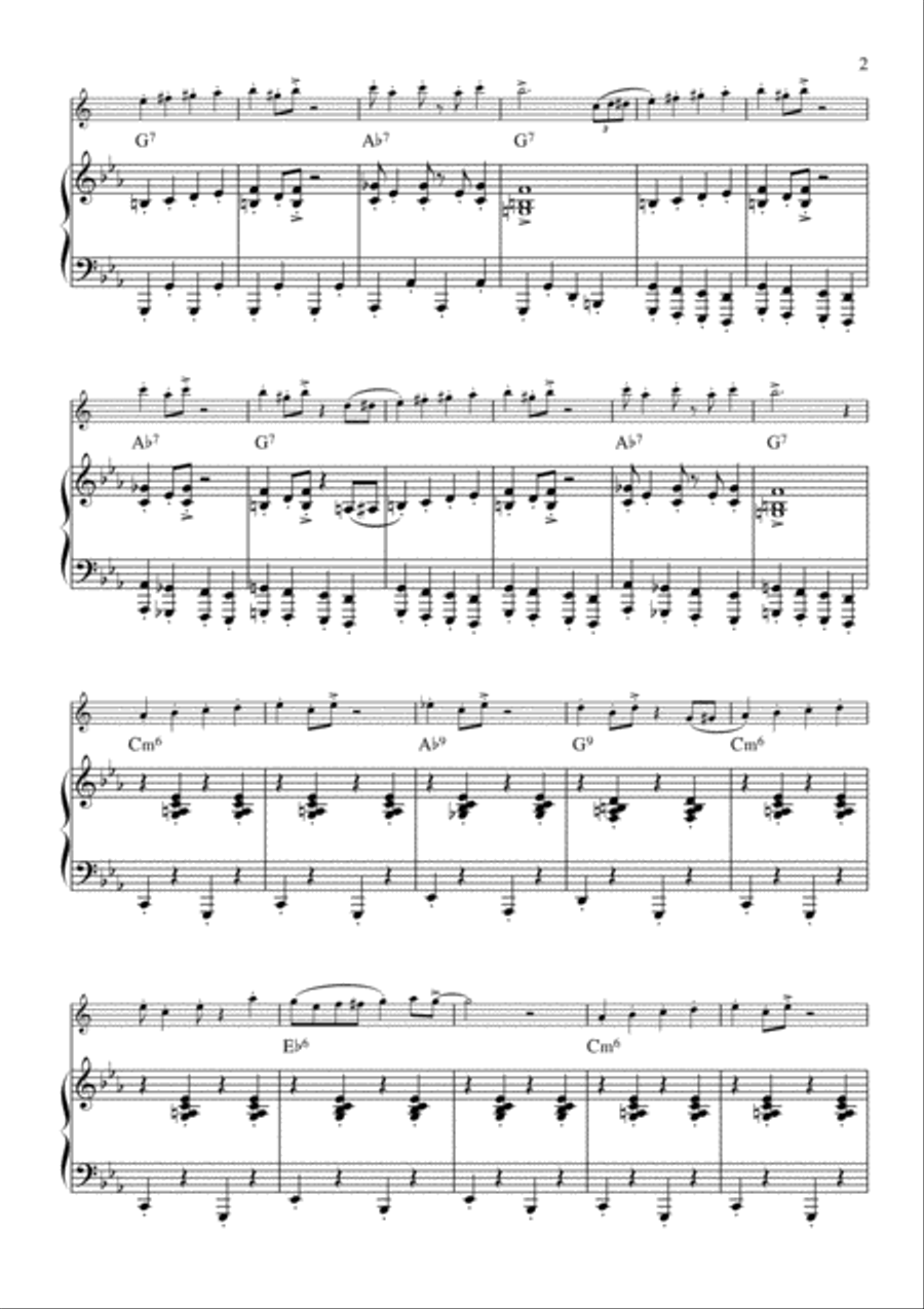 The Mountain King Stomp (In The Hall Of The Mountain King) - Alto Saxophone & Piano Alto Saxophone scores gallery preview page 3