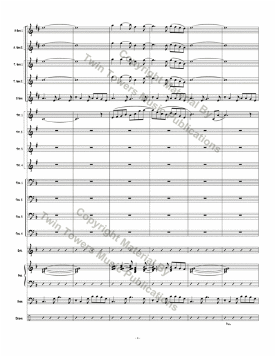 Grind Smooth Jazz Ensemble scores gallery preview page 5