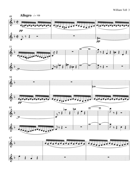 Clarinet Duet - Rossini Overtures! image number null