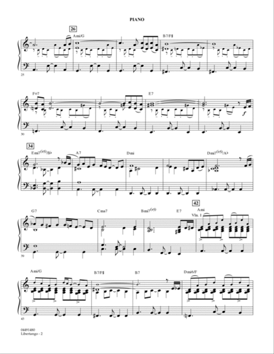 Libertango - Piano Piano scores gallery preview page 2
