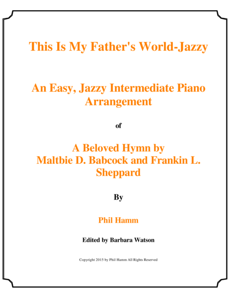 This is My Father's World-Jazzy image number null