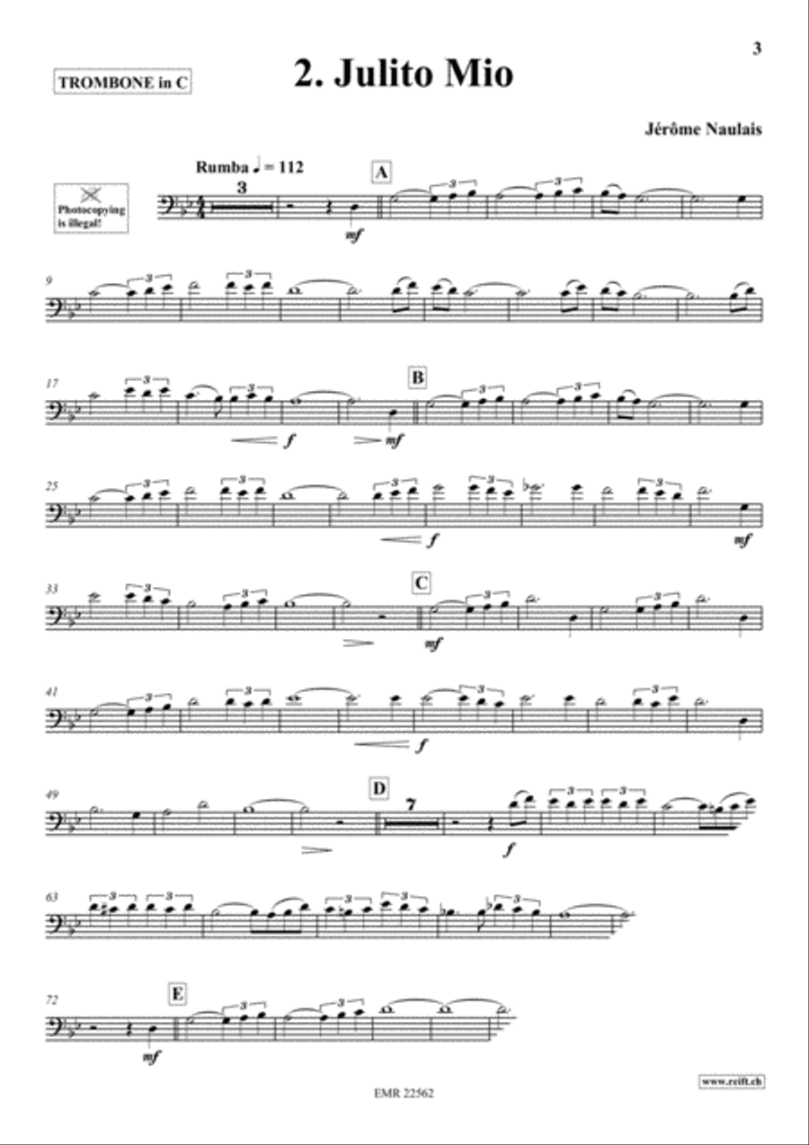 Play With Your Band Volume 3 Trombone scores gallery preview page 4