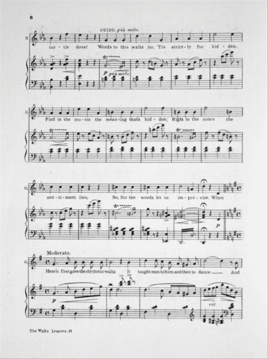 The Waltz Lesson. (Nella and Guido) Voice scores gallery preview page 5