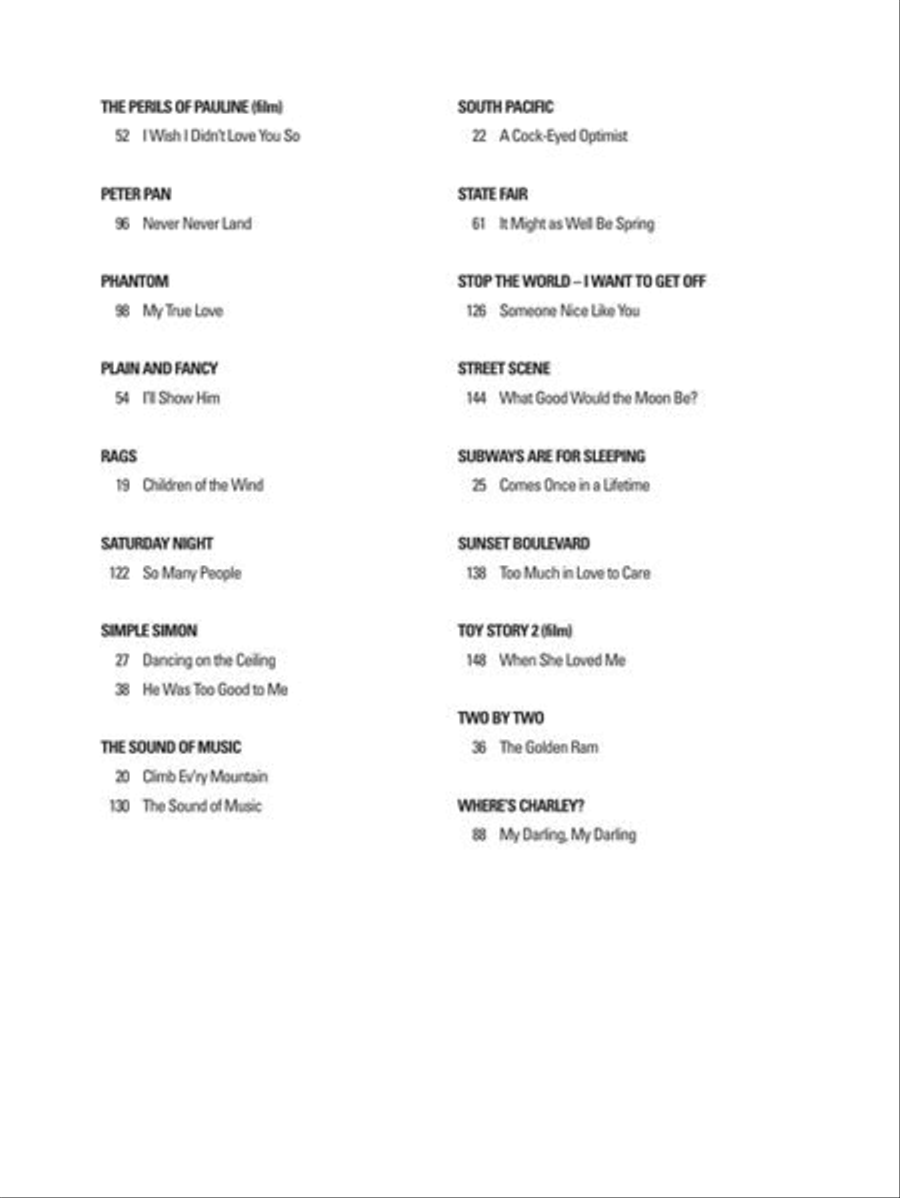 The 16-Bar Theatre Audition Soprano Voice scores gallery preview page 8