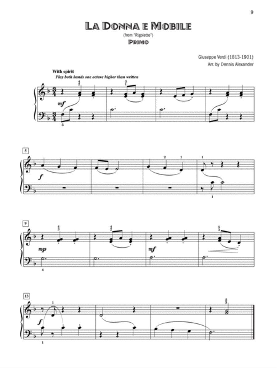 Five-Star Classical Duets Small Ensemble scores gallery preview page 3