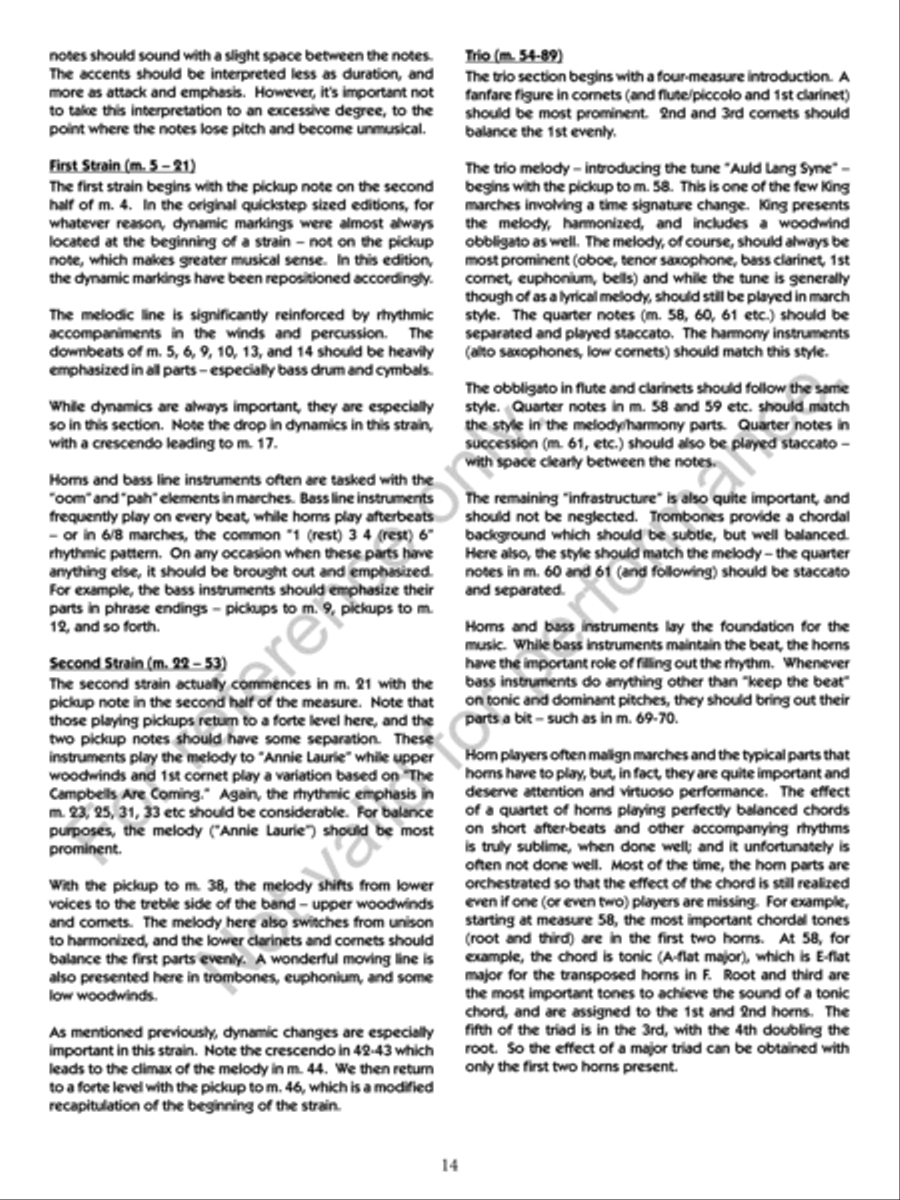Auld Lang Syne Concert Band scores gallery preview page 15