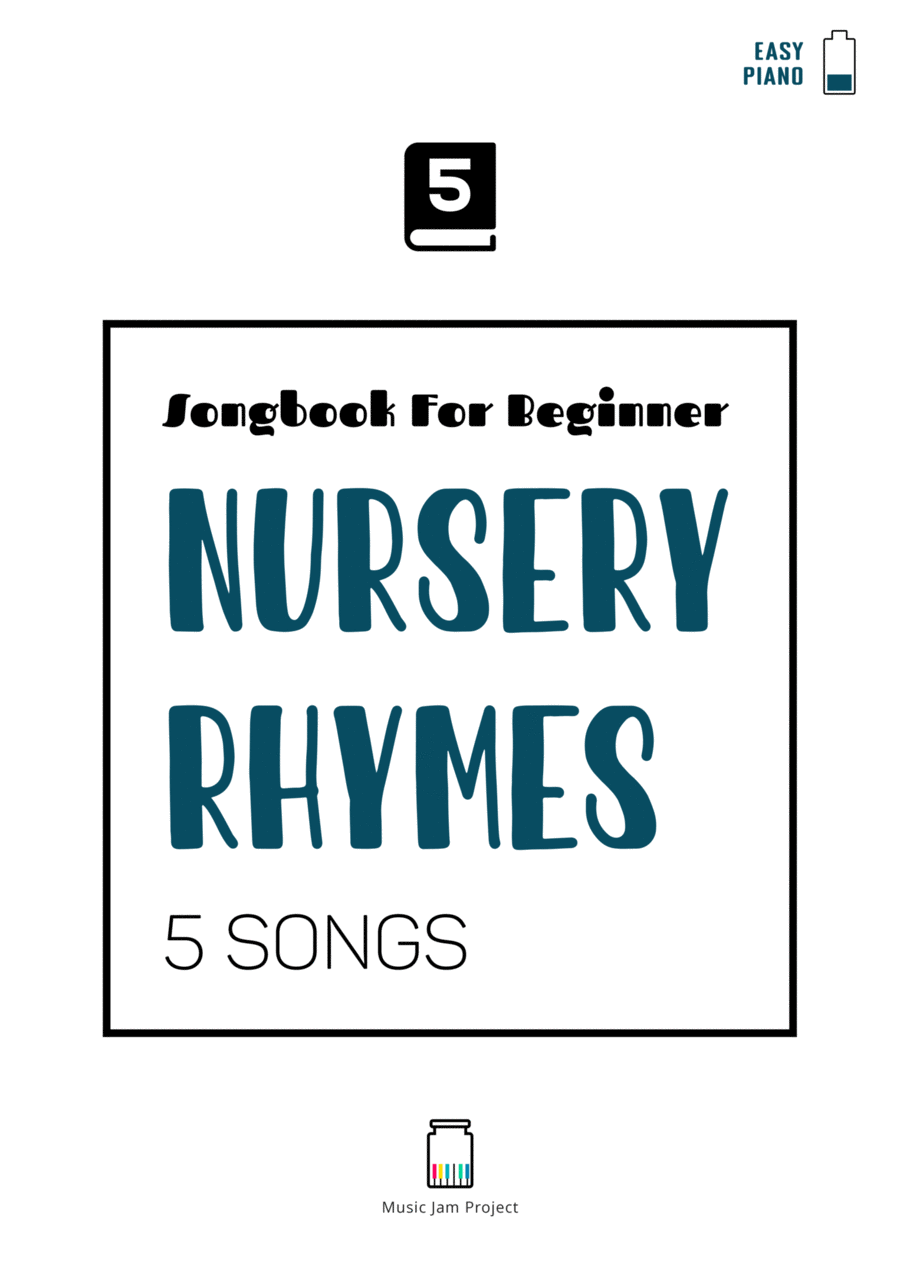 Nursery Rhymes For Beginner - Book 5 Easy Piano scores gallery preview page 1