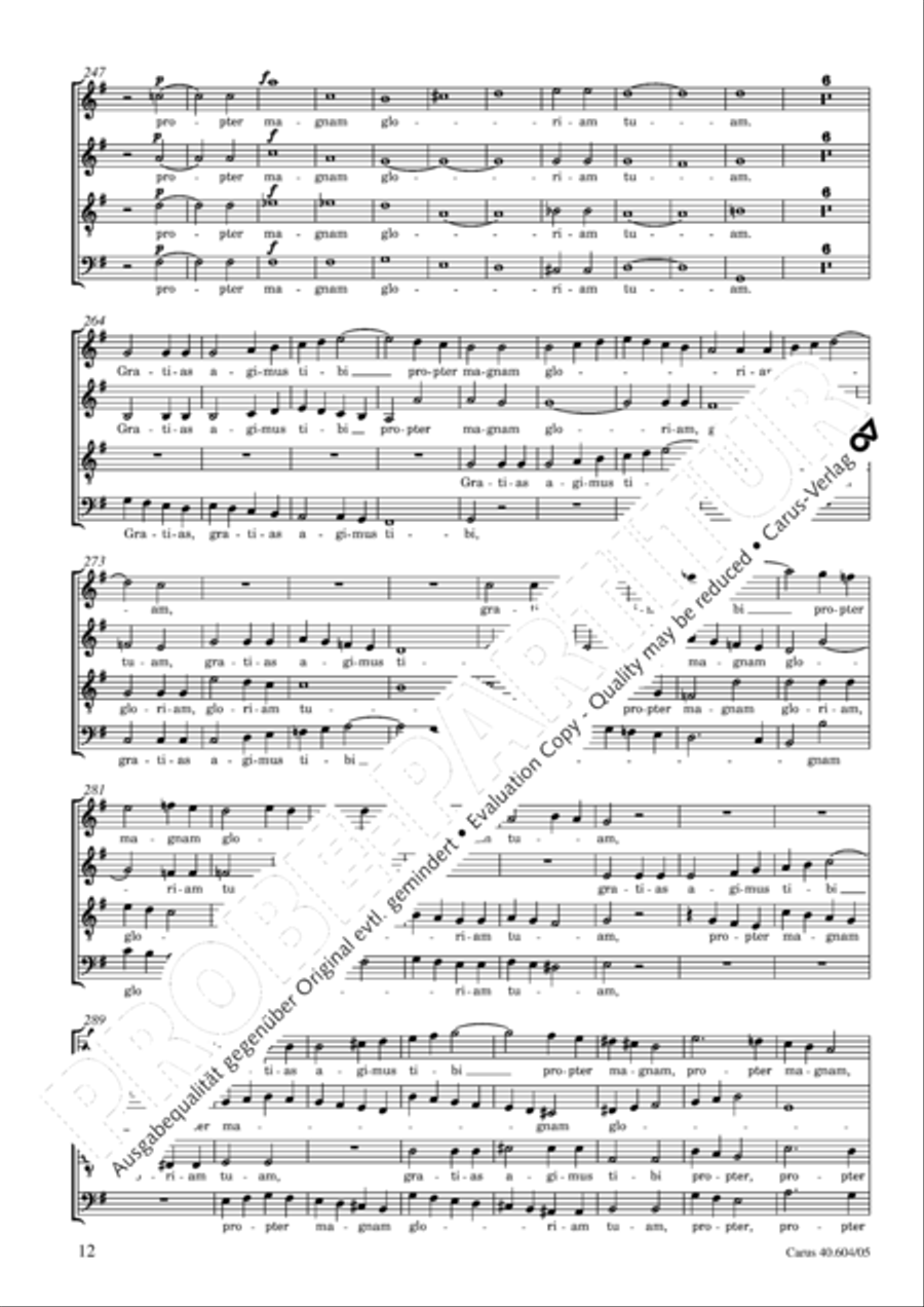 Grosse Mariazeller Messe in C 4-Part scores gallery preview page 13