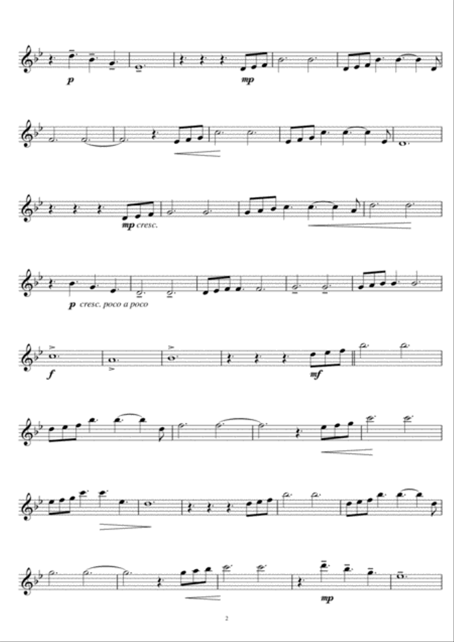 Getting To Know You (from The King And I) Flute Solo scores gallery preview page 2