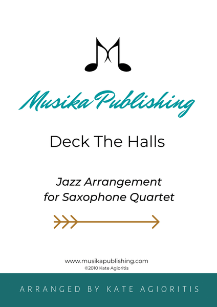 Deck the Halls - Jazz Carol for Saxophone Quartet image number null
