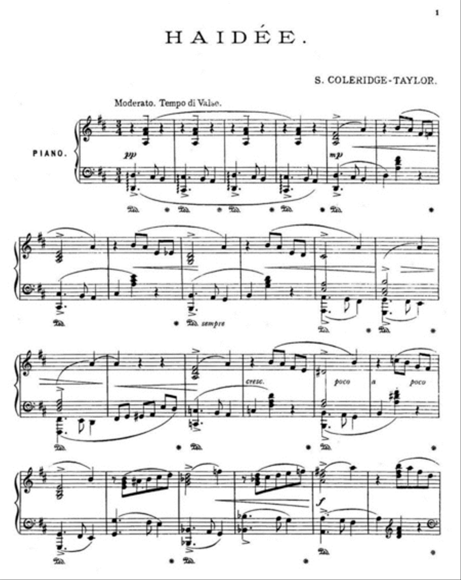 Haidee and Zuleika Piano Solo scores gallery preview page 2