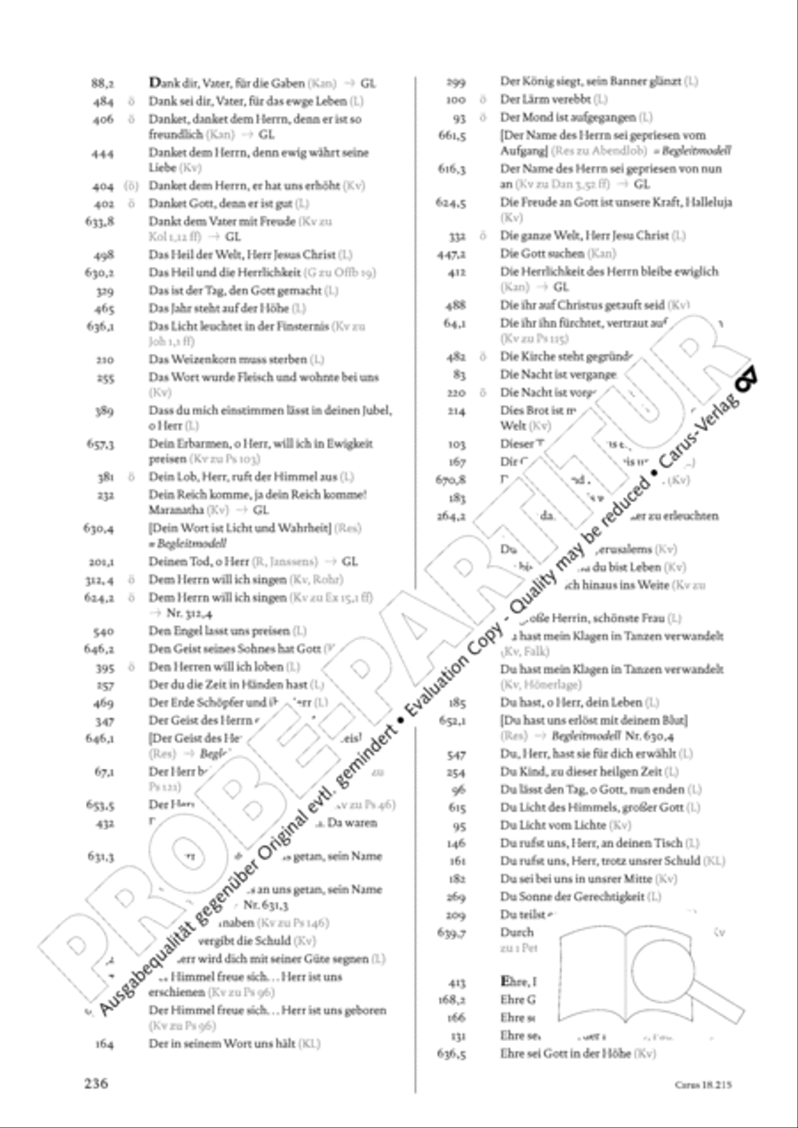Gitarrenbuch zum Gotteslob Guitar scores gallery preview page 220