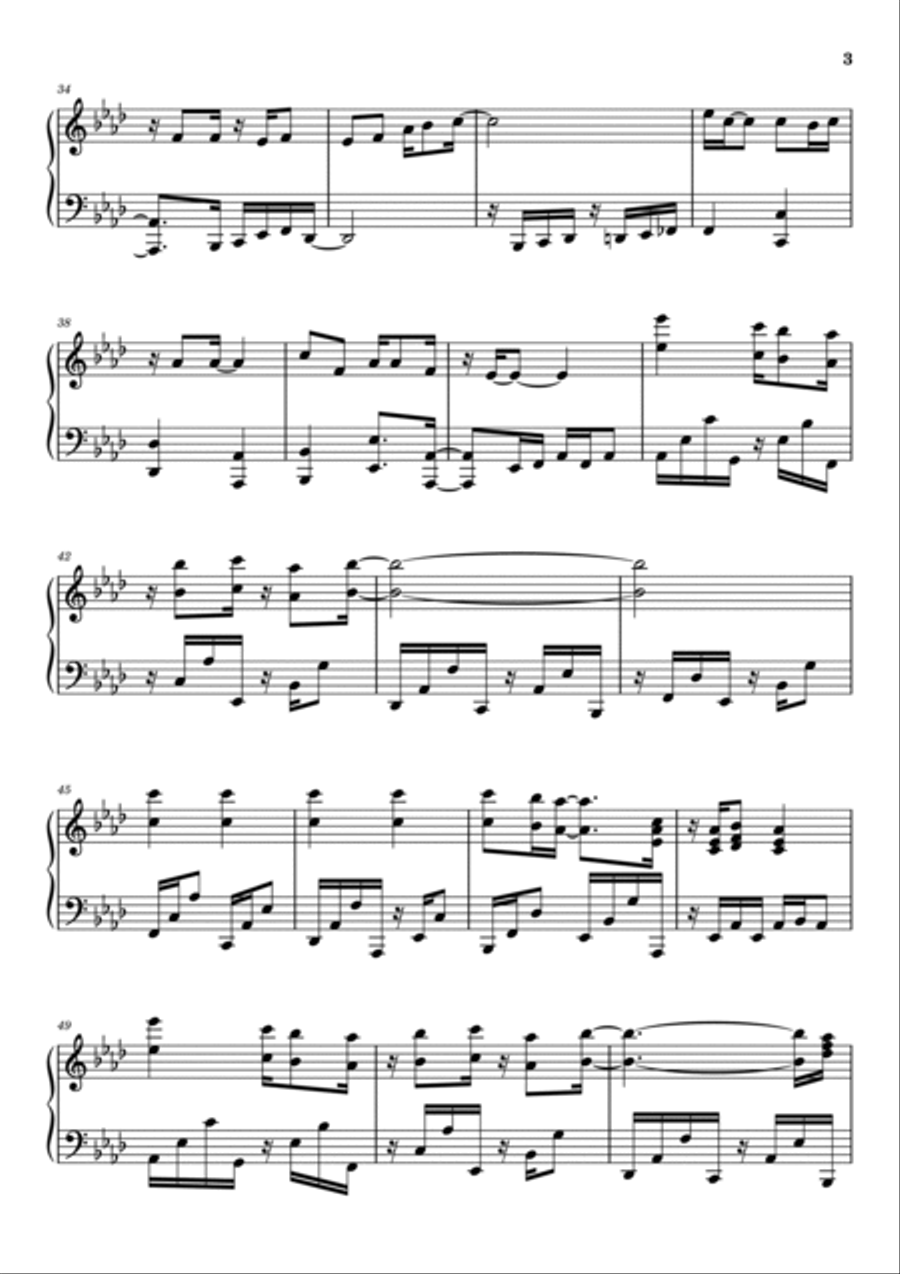 I Want You Back Piano Solo scores gallery preview page 3