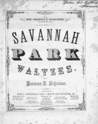 Savannah Park Waltzes