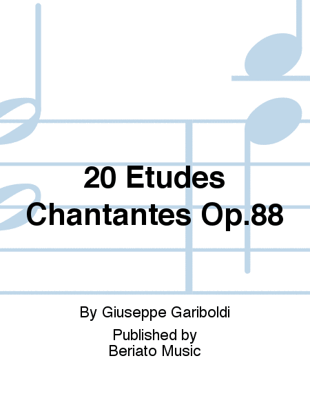20 Etudes Chantantes Op.88