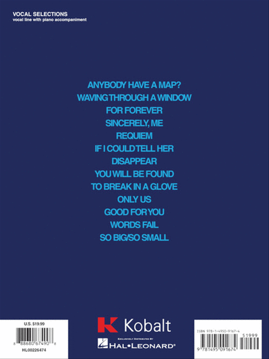 Dear Evan Hansen Dear Evan Hansen Voice scores gallery preview page 8