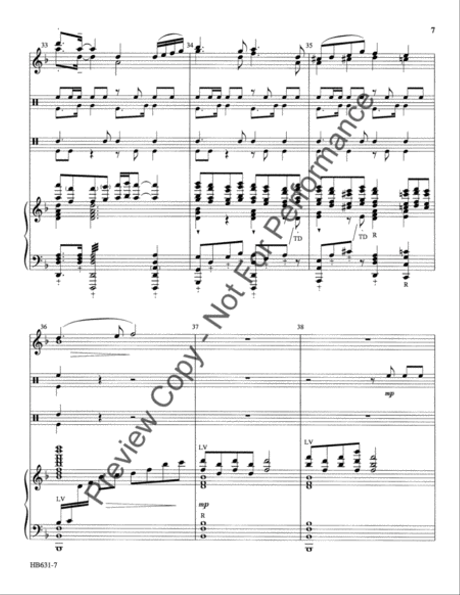 Serenata de Campanas - full score Handbell Choir scores gallery preview page 8
