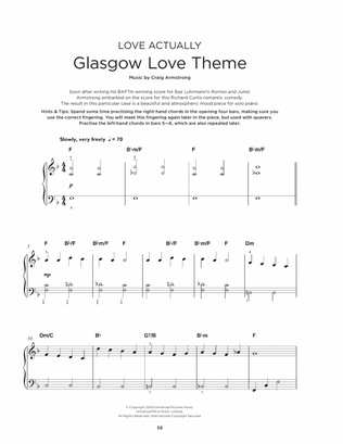 Book cover for Glasgow Love Theme (from Love Actually)