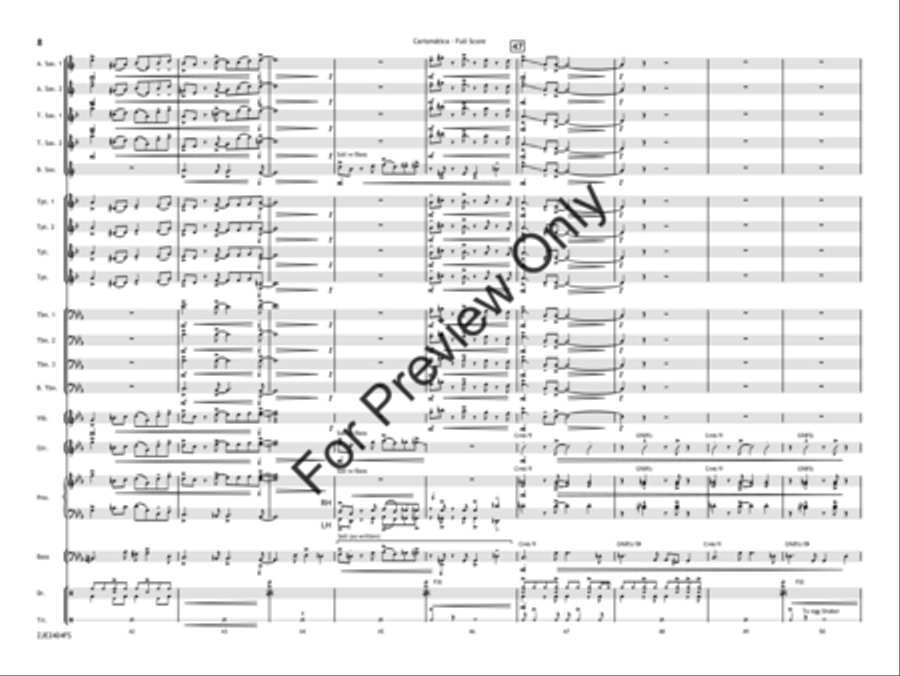 Carismática Jazz Ensemble scores gallery preview page 9