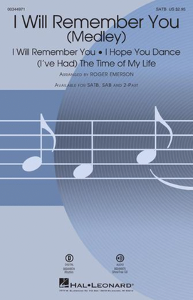 Book cover for I Will Remember You (Medley)