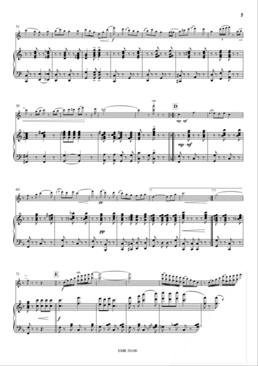 The Whistler And His Dog The Whistler And His Dog Flute Solo scores gallery preview page 5