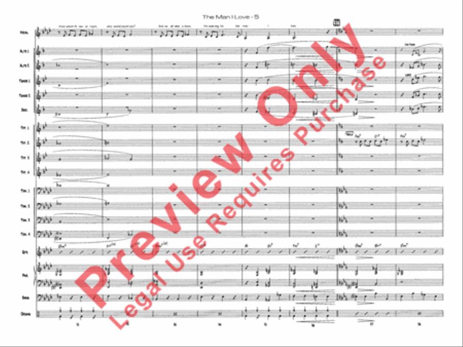 The Man I Love The Man I Love Jazz Ensemble scores gallery preview page 8