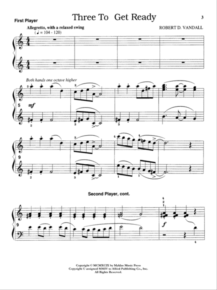Three to Get Ready Small Ensemble scores gallery preview page 3