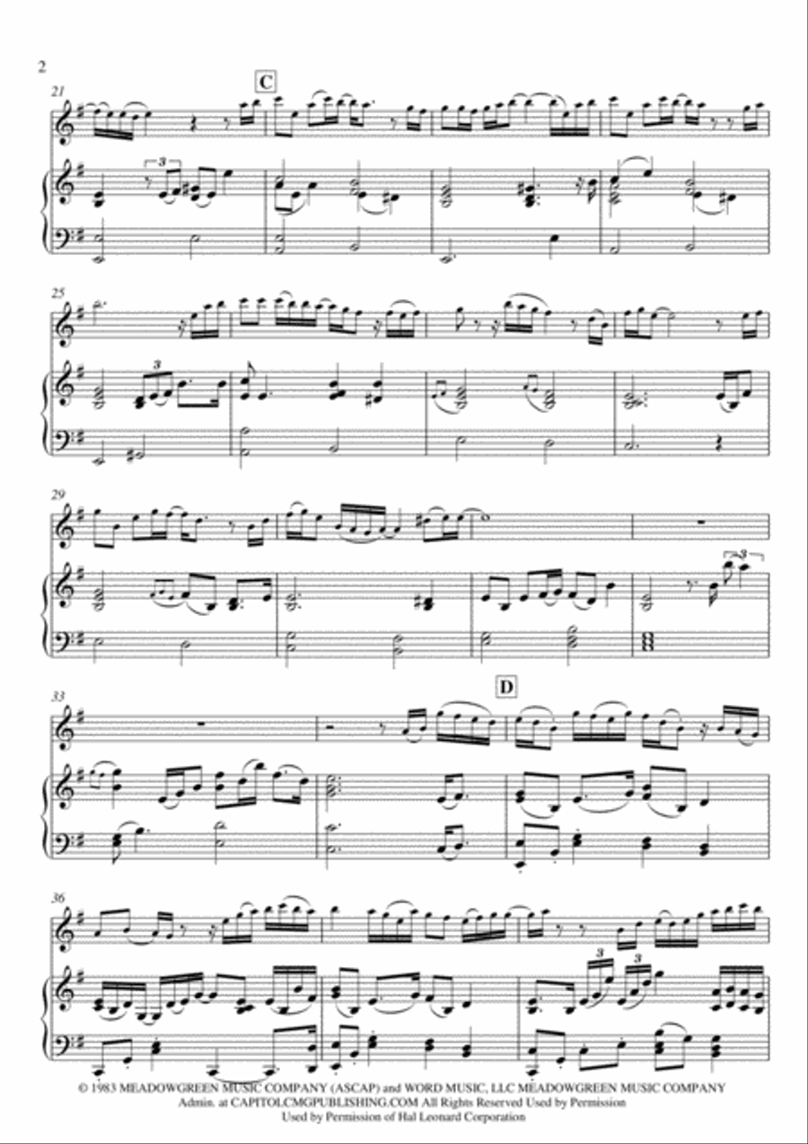 Via Dolorosa Flute Solo scores gallery preview page 2