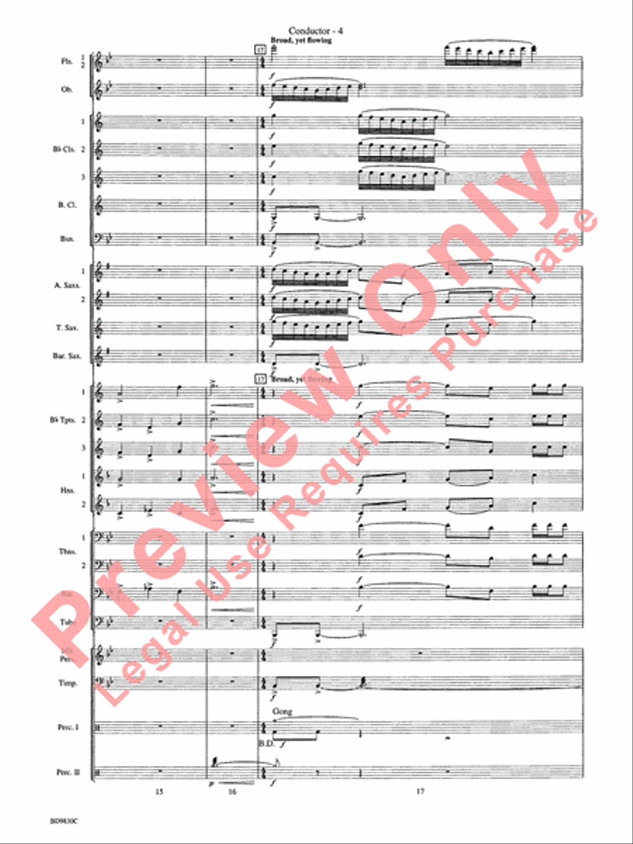 The Spirit of Orpheus (A Sinfonian Celebration) Concert Band scores gallery preview page 7