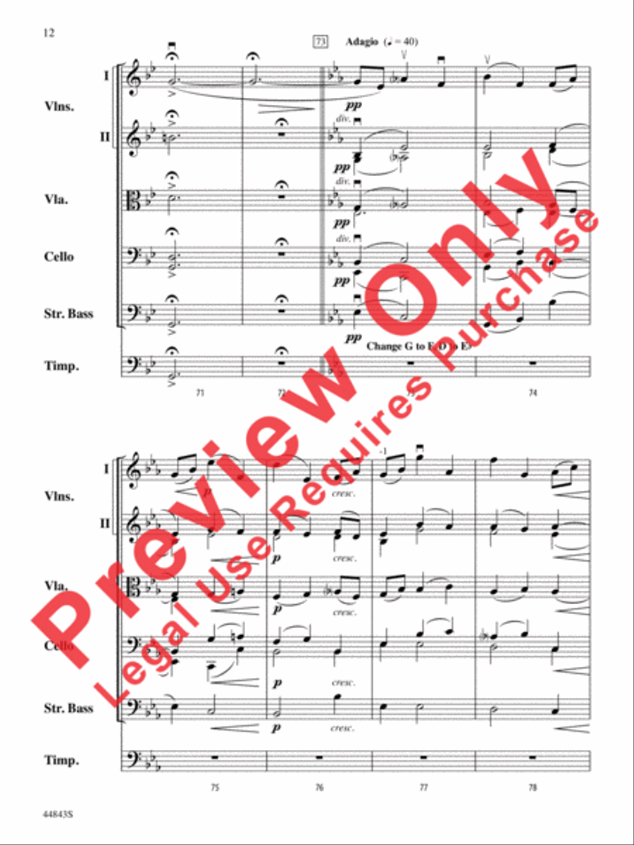 Enigma Variations String Orchestra scores gallery preview page 28