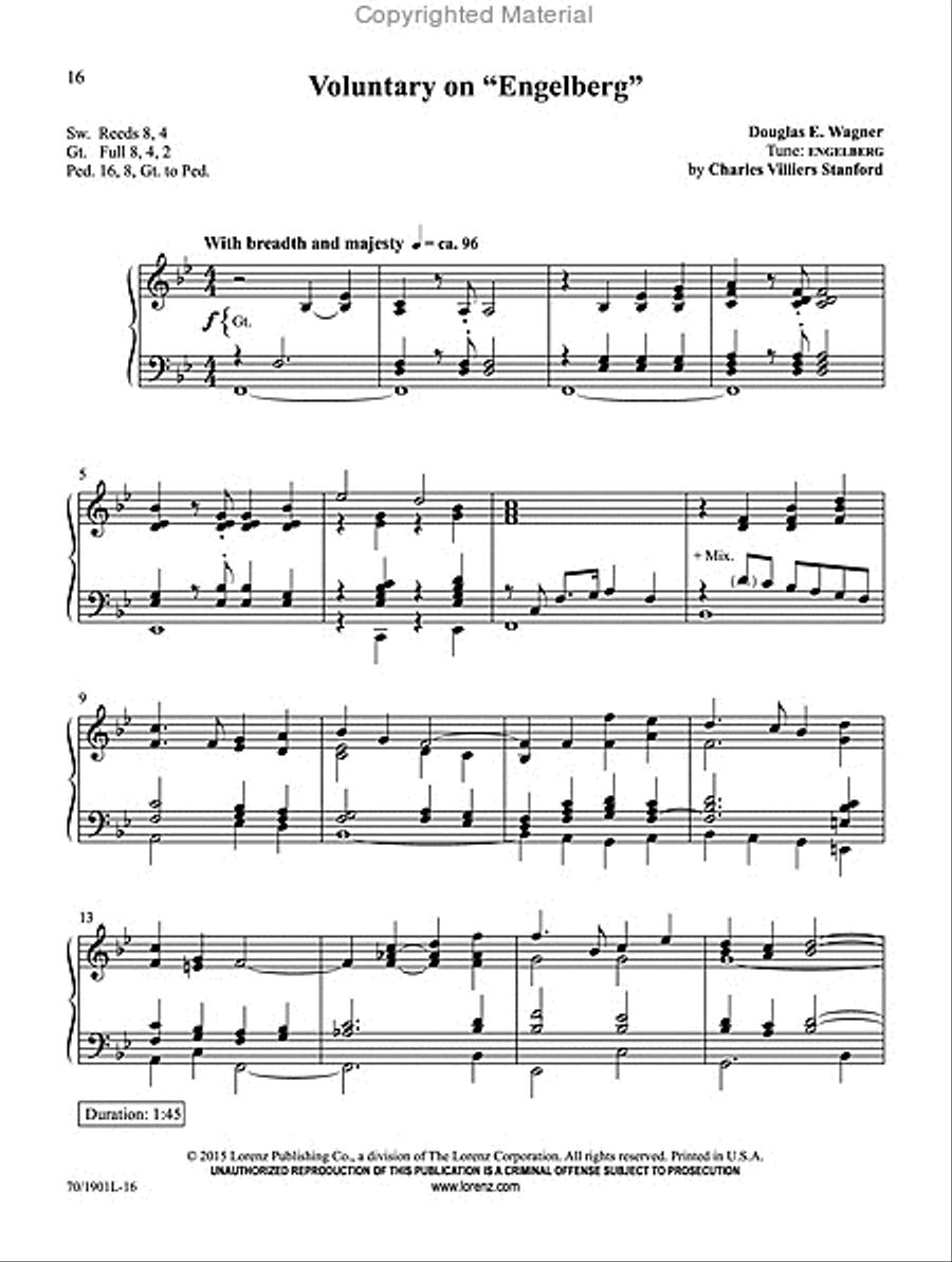 Two Minutes or Less, Volume 2 Organ Solo scores gallery preview page 9